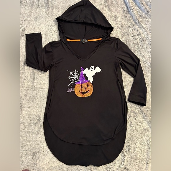 Halloween Shirt w/ Hood size M - Picture 4 of 8